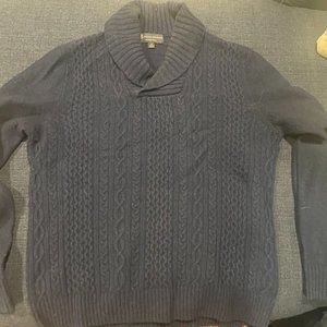 Navy Blue Italian wool sweater - Brooks Brothers - Small